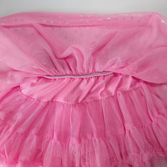 Ballerina Tutu with Silver Stars Pink size 5 - Picture 4 of 5